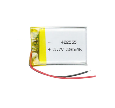 Rechargeable Lipo Battery 502035 (3.7v, 300mAh Lipo) for Bluetooth Headsets, smart watches, POS, Medical Instruments and other portable devices.