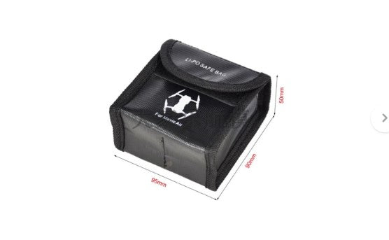 Lipo-taske Brandsikker taske Ideel til opladning af Lipo-batterier Brandsikker Mål cm 26 x 13 x 15 Farve Sort