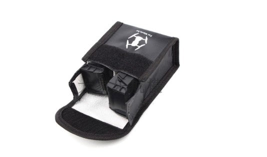 Lipo-taske Brandsikker taske Ideel til opladning af Lipo-batterier Brandsikker Mål cm 26 x 13 x 15 Farve Sort