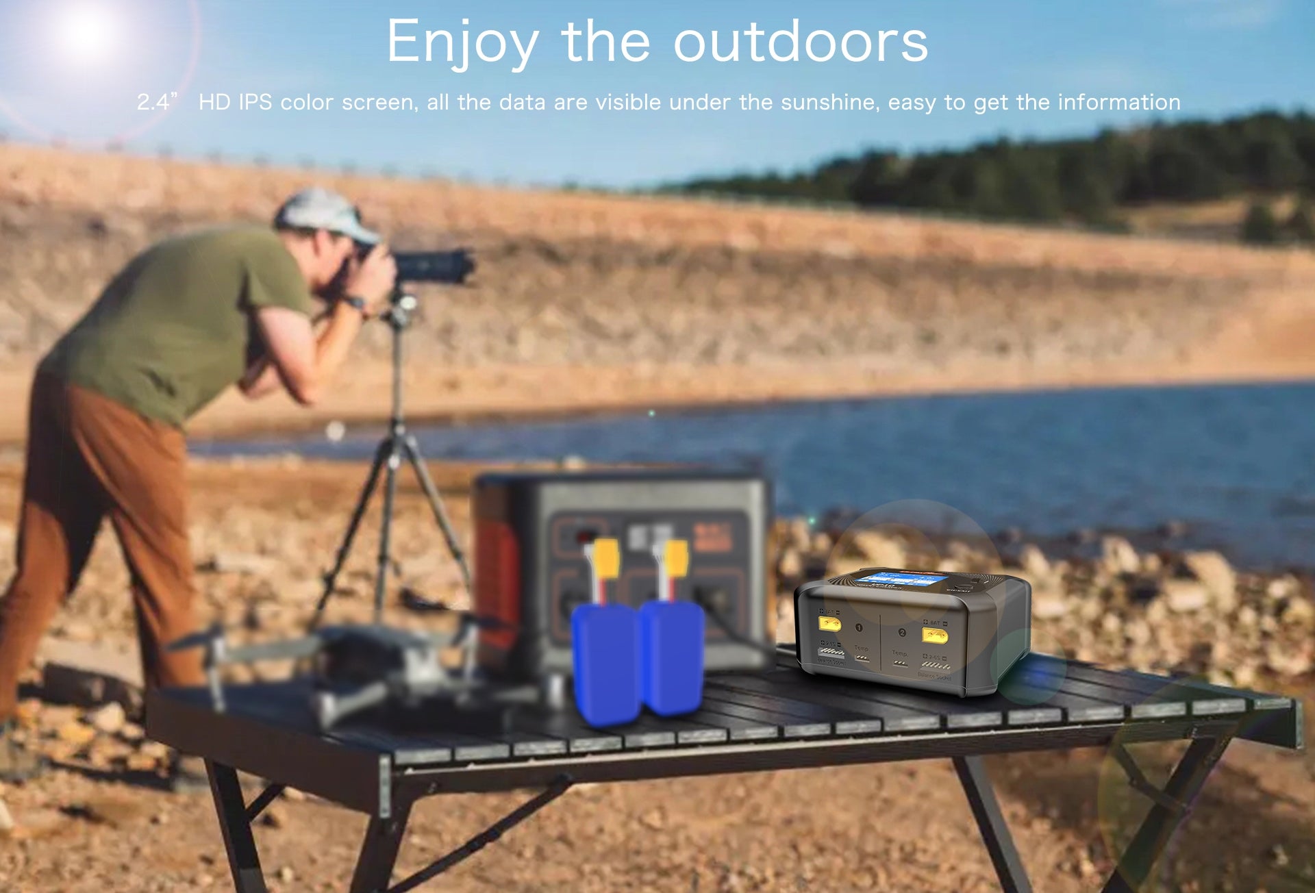 UP10 Caricabatterie AC/DC 2X100W 10A - Caricabatterie Doppio Canale con Bilanciamento Intelligente per Batterie LiPo LiFe LiHV NiMH NiCd