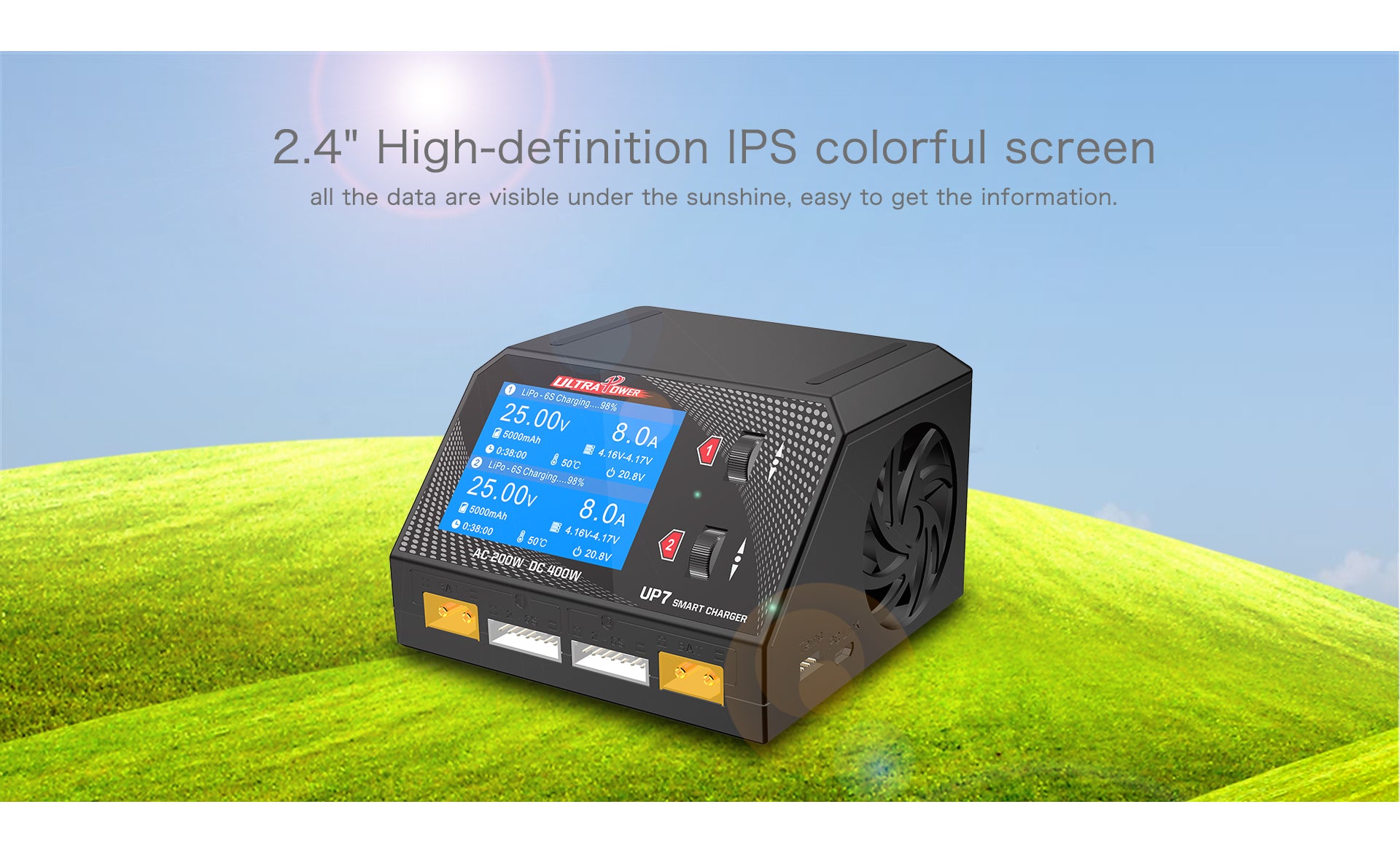 SM-2P 250mAh USB-Ladekabel für 6V Ni-Mh-Akkus