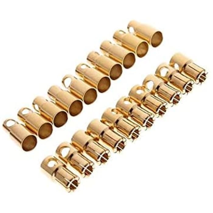 10 Paia di Connettori Banana da 6 mm Batterie Modellismo RC Lipo.