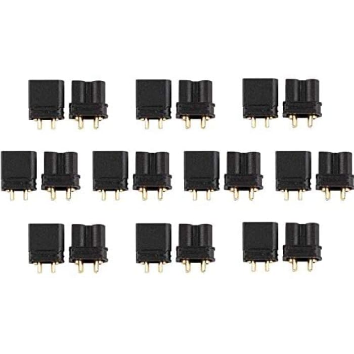 10 Paia XT30 di Alta qualità, Maschio-Femmina, Connettori per Batterie da Modellismo Rc Lipo.