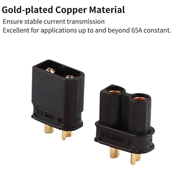 10 Paia XT30 di Alta qualità, Maschio-Femmina, Connettori per Batterie da Modellismo Rc Lipo.