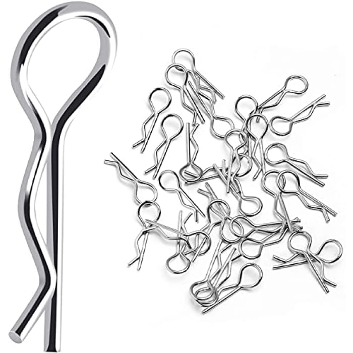Clips 10 Pezzi Acciaio Inossidabile Auto Body Pin 1/8 Corpo Shell Clip RC Modelli.
