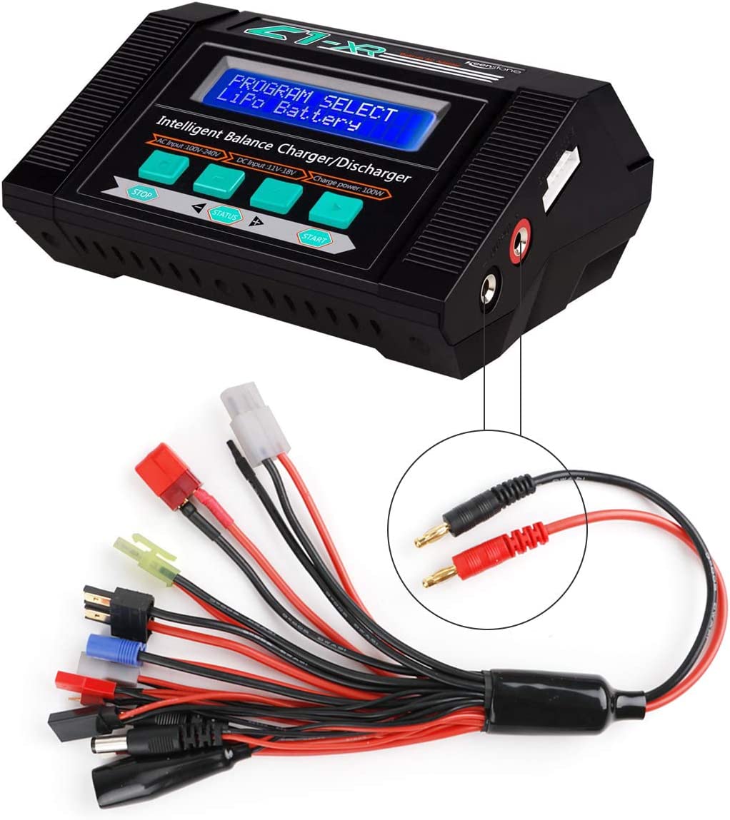 14 in 1 RC caricabatteria Cavo Adattatore per Cavo di Ricarica Multipla Spine Diverse Cavo per Caricabatterie.