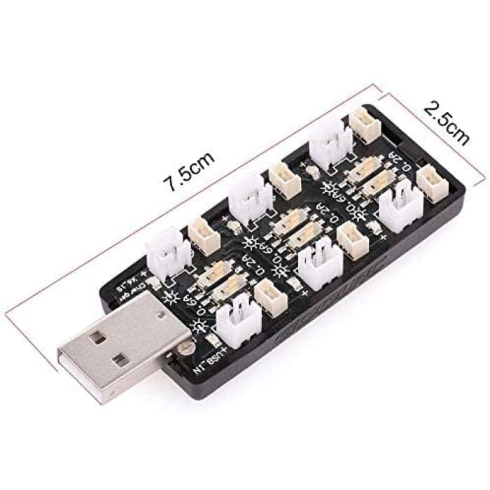 1S LiPo Batteria Caricabatterie USB 3.8V/ 4.35V 6 Canali Caricabatterie LiSV 1S Piccolo Tiny Whoop Blade Inductrix Micro JST 1.25 JST-PH 2.0 mCX mCPX Connettori.