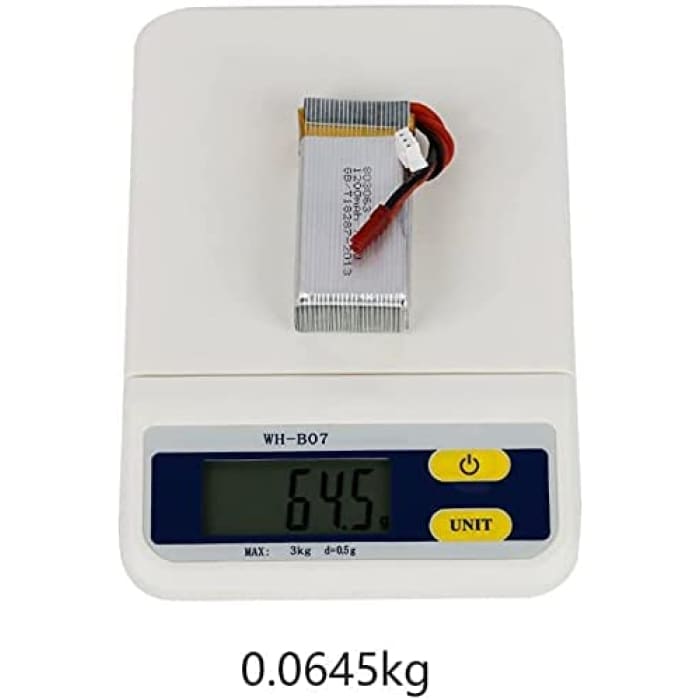 2 Pezzi Batteria Lipo Ricaricabile (7.4V 1200mAh) per Drone quadricottero MJX X101 RC.