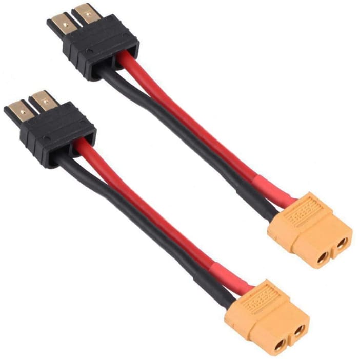 2 Pezzi 12AWG con connettore Femmina XT60 Adattatore Cavo in silicone Compatibile con Traxxas RC LiPO NiMH Caricabatterie ESC, 10CM.