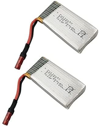 2 Pezzi Batteria di Ricambio da 3.7V 850mAh Li-Po per Quadricottero RC Drone Syma X56 X56W X54HW X54HC Pieghevole.