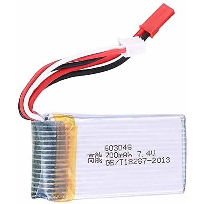 2 Pezzi Batteria Lipo Ricaricabile (7.4V 700mAh) per Rc Drone Quadricottero MJX X600.