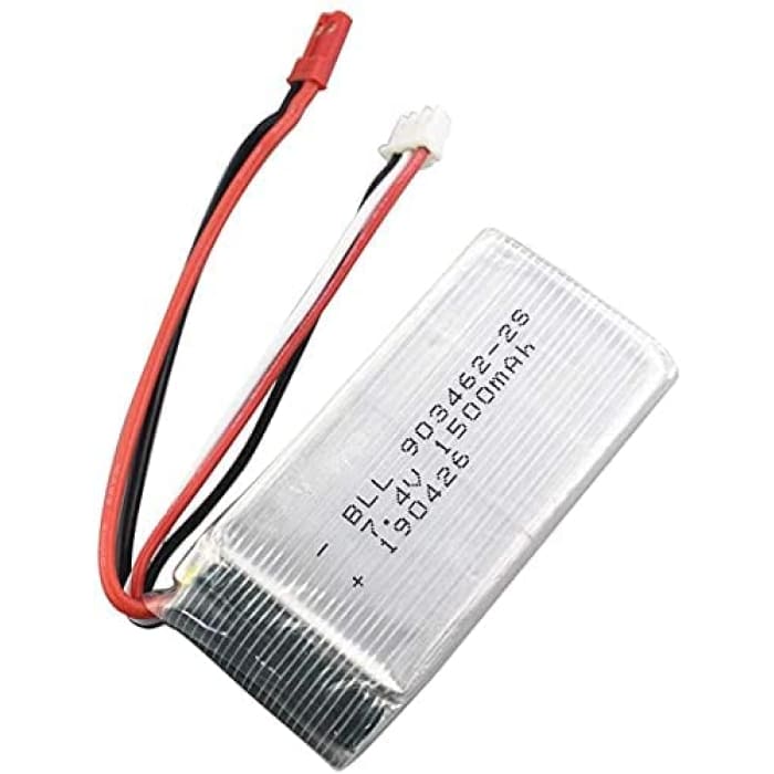 2 Pezzi Batteria Lipo Ricaricabile (7.4V 1500mAh) Wltoys V913 L959 L969 L202 K959 TY923 W609-8.