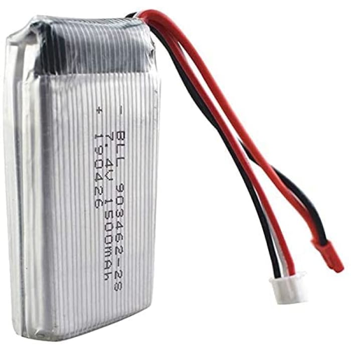 2 Pezzi Batteria Lipo Ricaricabile (7.4V 1500mAh) Wltoys V913 L959 L969 L202 K959 TY923 W609-8.