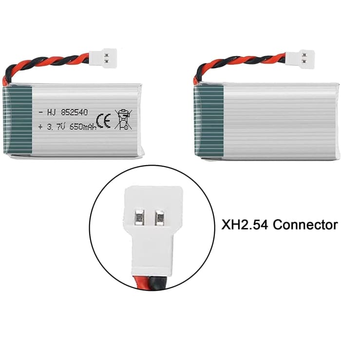 2 Pezzi Batteria per Syma Drone x5C X5 3.7V 650mAh 25C Lipo avanzato.