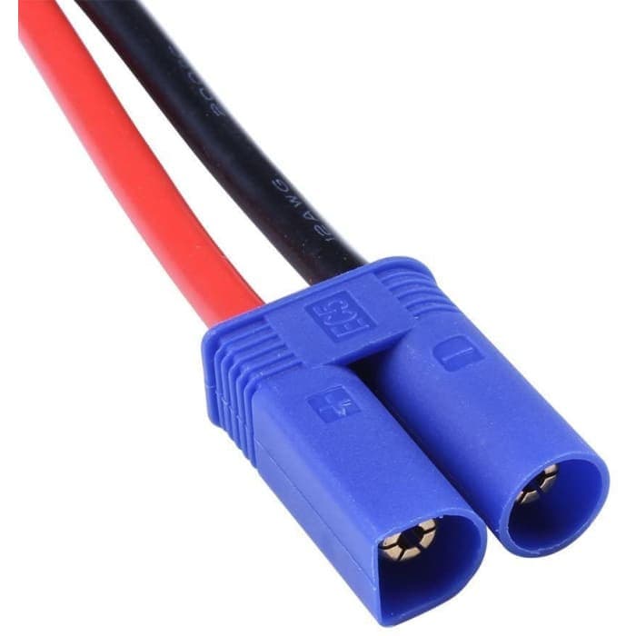 2 Pezzi Connettore Cavo di Carica con Attacco EC5 Spina da 4.0mm.