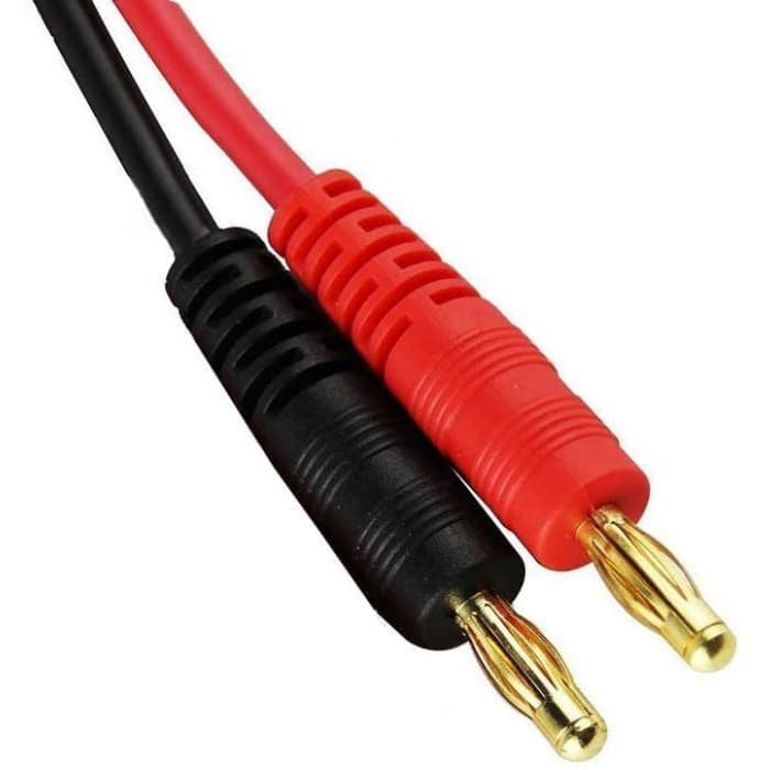 2 Pezzi Connettore Cavo di Carica con Attacco EC5 Spina da 4.0mm.