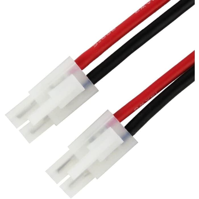 2 Pezzi Cavo di ricarica Tamiya su 4 mm oro contatto spina a Banana 14AWG 30 CM.