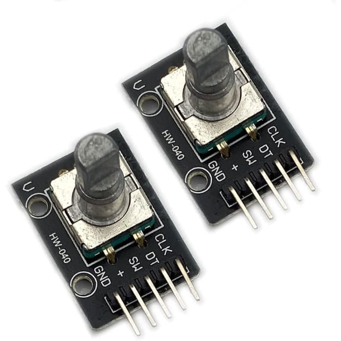 2 Pezzi Modulo Rotary Encoder KY-040 per Raspberry Pi e Arduino.