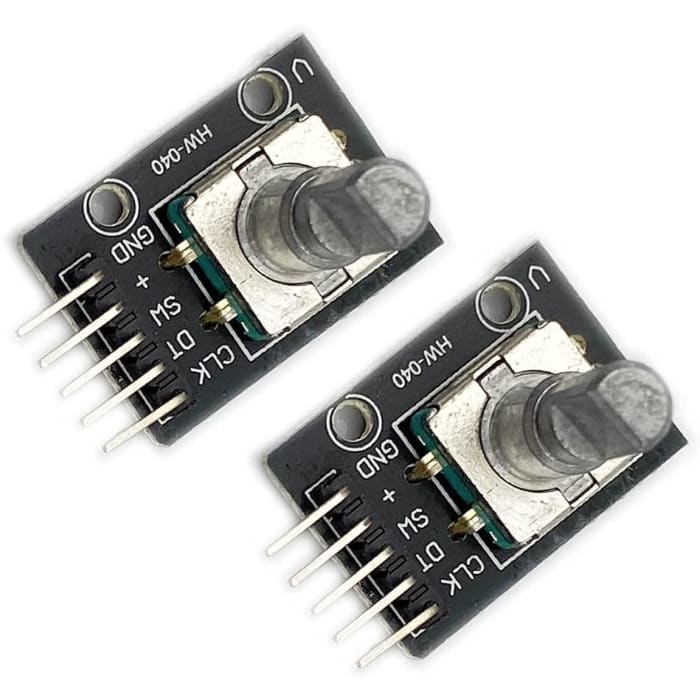 2 Pezzi Modulo Rotary Encoder KY-040 per Raspberry Pi e Arduino.