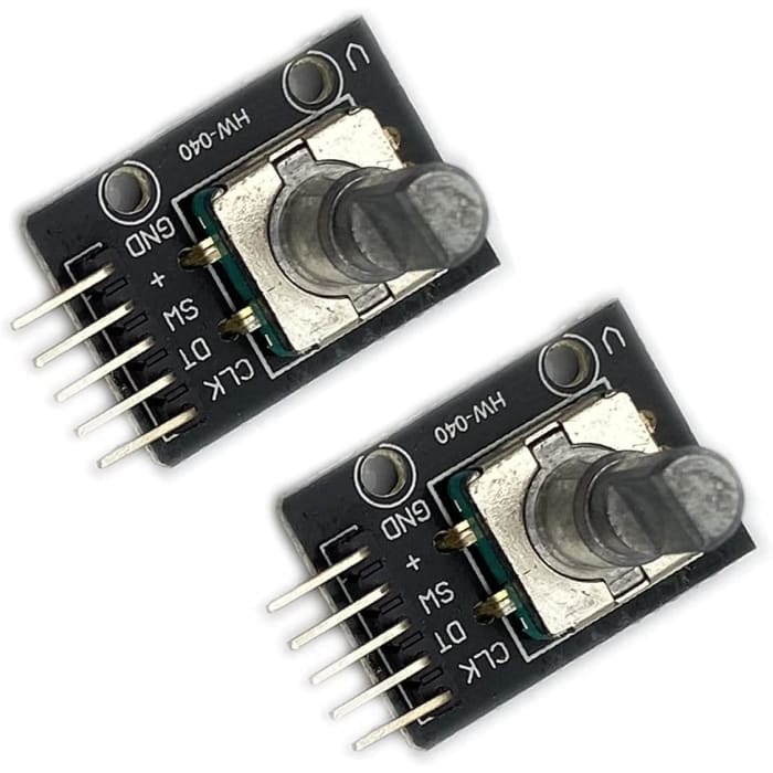 2 Pezzi Modulo Rotary Encoder KY-040 per Raspberry Pi e Arduino.