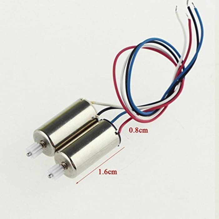 2 Pezzi Motori Drone Quadricottero Syma X5SW X5SC Motore orario + 1 antiorario.