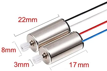 2 Pezzi Motori Drone Quadricottero Syma X5SW X5SC Motore orario + 1 antiorario.