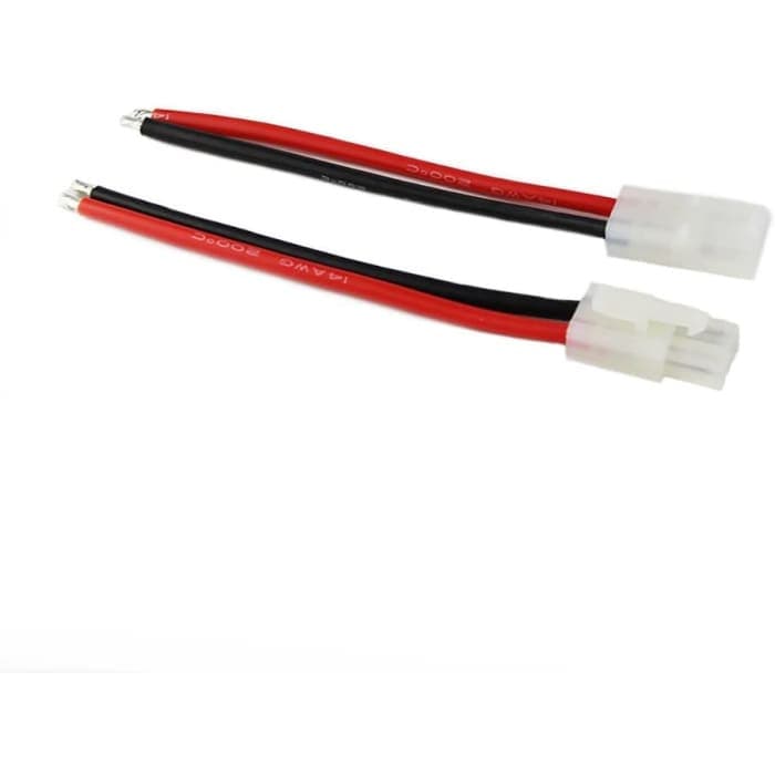 3 Paia Tamiya Plug Maschio Femmina Cavo Adattatore Connettore 14awg 10cm per RC Car Lipo.