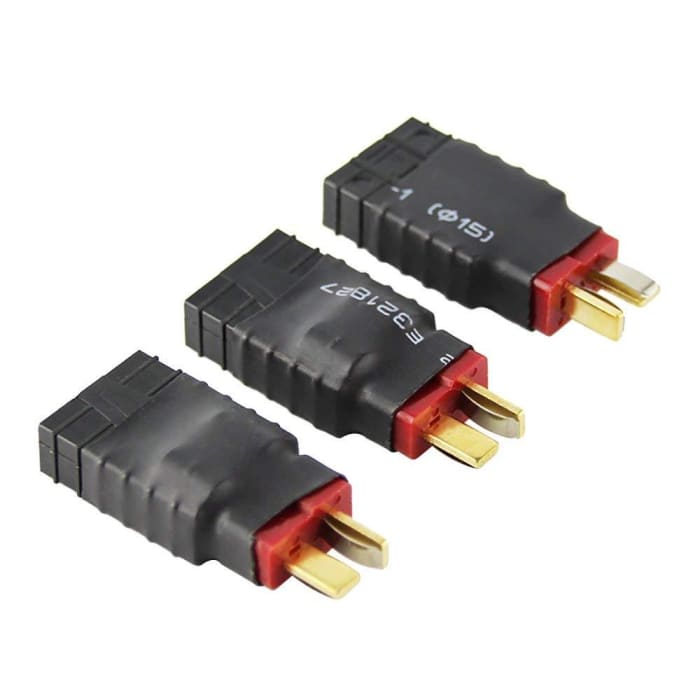3 Pezzi Maschio Deans to Female Adattatore Wireless per connettore TRX Traxxas Caricabatterie RC (Confezione da 3).