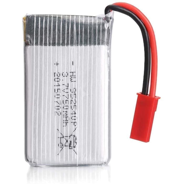 3 Pezzi Batteria Lipo Ricaricabile (3.7V 750mAh) per Rc Droni Quadricotteri MJX X300C X400 X800.