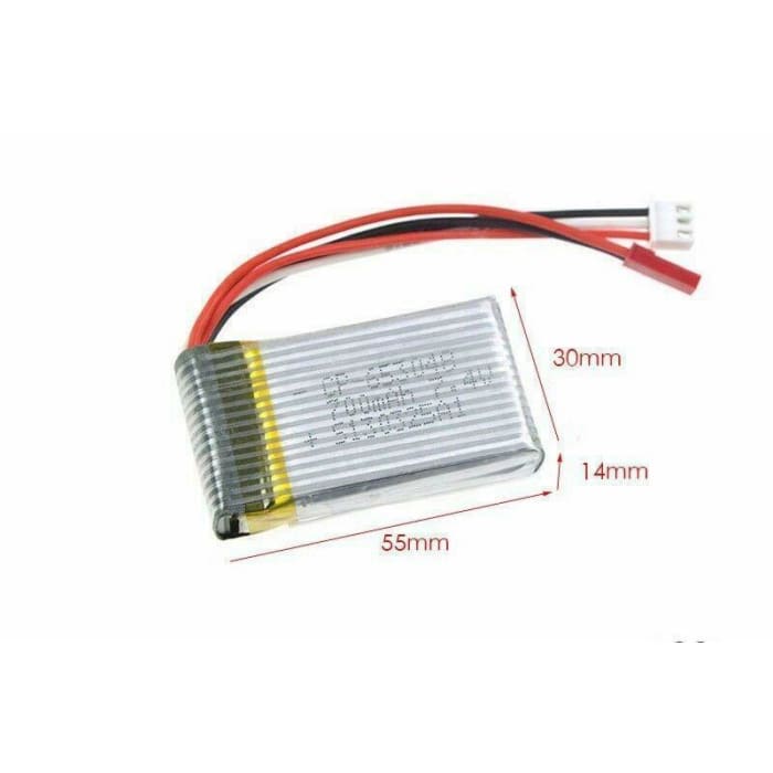 3 Pezzi Batteria Lipo Ricaricabile (7.4V 700mAh) per Rc Drone Quadricottero MJX X600.
