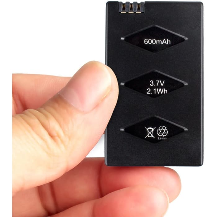 3 Pezzi Batteria Lipo 3,7V 600mAh 20C + 3 Porte di Ricarica Rapida con Protezione IC di Circuito, Compatibile con Parrot MiniDrone Jumping Sumo Rolling Spider Mambo Airborne.