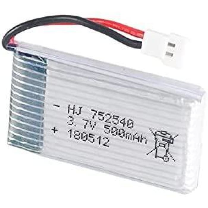 3 Pezzi Batteria Lipo Ricaricabile 3.7v, 500mAh Lipo per Rc Droni Quadricotteri Syma X5 X5C X5SC X5SW, Cheerson CX-30W, Skytech M68, Wltoys F949.
