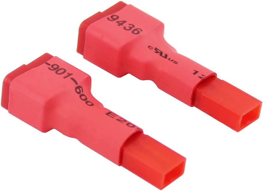 3 Pezzi Adattatore senza fili Connettore Femmina T-Plug Deans Style a Connettore JST RC.
