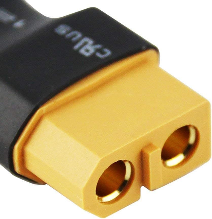 4 Pezzi Adattatore connettore Femmina XT60 a Maschio EC5 Nessun Cavo per Batteria LiPo RC (da Femmina XT60 a Femmina EC5).