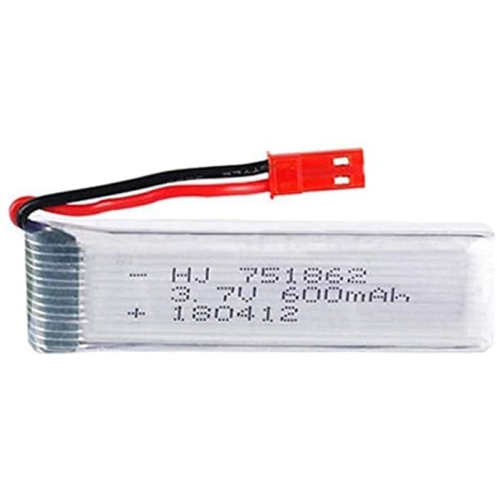 4 Pezzi Batteria Lipo Ricaricabile (3.7V 600mAh) per RC Droni quadricotteri UDI U817 U817C U817A U818A WLtoys V959 V969 V979 V989 V999 V929 V949 V212 V222 RC + Caricatore.