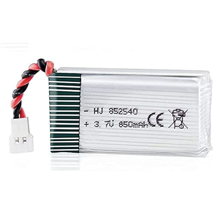 4 Pezzi Batteria Lipo Ricaricabile (3.7v, 850 mAh Lipo) per Rc Droni Quadricotteri Syma X5SC X5SW.