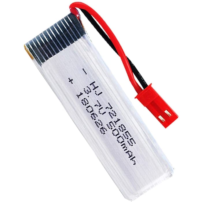 4 Pezzi Batteria Lipo Ricaricabile (3.7V 500mAh) per RC Droni quadricotteri UDI U817 U817C U817A U818A WLtoys V959 V969 V979 V989 V999 V929 V949 V212 V222 RC + Caricatore.