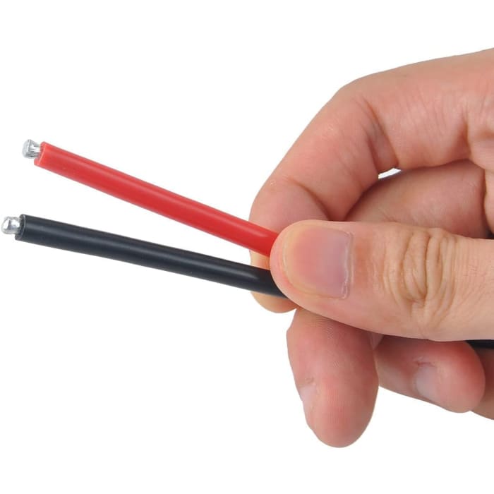 4 Pezzi Connettori XT60 Plug Maschio con Cavi Silicone da 150mm 12AWG per Batterie RC Lipo FPV Racing Drone.