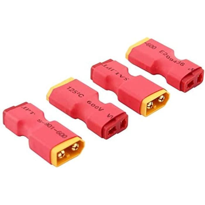 4 Pezzi Connettore Adattatore Maschio XT60 XT-60 in Femmina T-Plug Senza Fili.