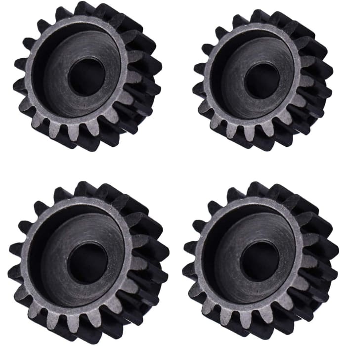 4 Pezzi Pignoni 16T 17T 18T 19T M1 5mm Shaft Gear Module Pinion per Motore Brushless 1:8 1/8 RC Monster/Buggy/Camion.