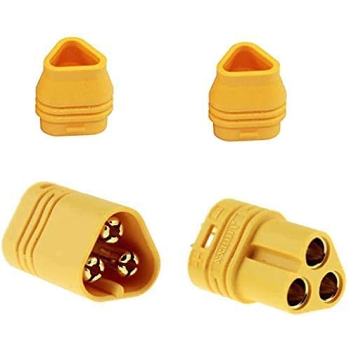 5 Paia di connettori MT30 di Alta qualità, Spina 2.0mm Attacco ESC , Maschio-Femmina, connettori per batterie da modellismo RC Lipo.
