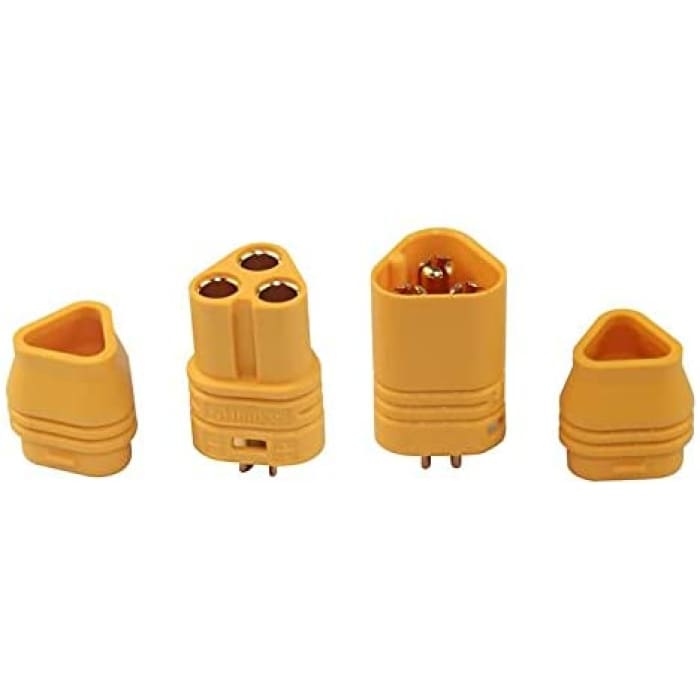 5 Paia di connettori MT30 di Alta qualità, Spina 2.0mm Attacco ESC , Maschio-Femmina, connettori per batterie da modellismo RC Lipo.