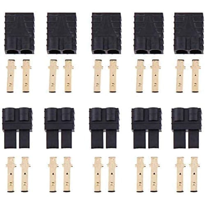 5 Paia Traxxas TRX Plugs Lipo NiMh Brushless ESC Batterie Connettori RC.