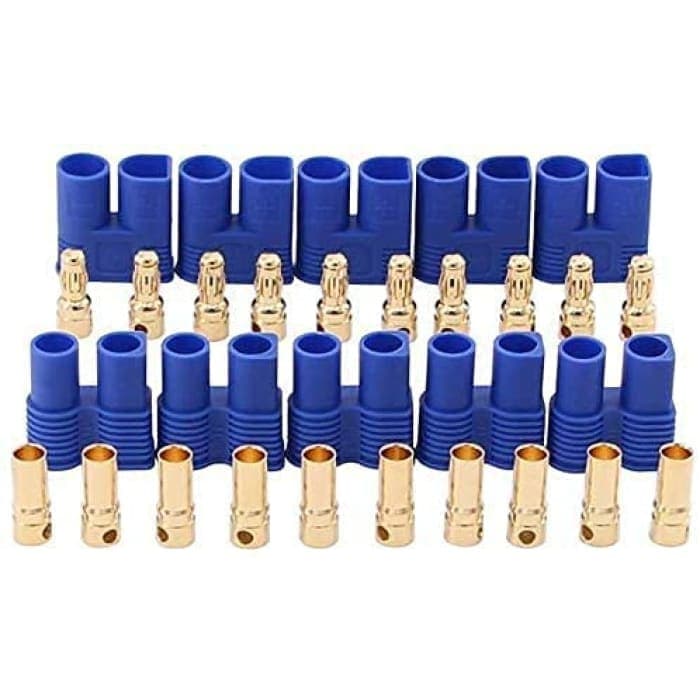 5 Paia EC3 di Alta qualità, Maschio-Femmina, connettori per batterie da modellismo RC Lipo.