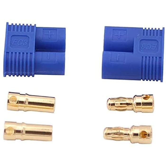 5 Paia EC3 di Alta qualità, Maschio-Femmina, connettori per batterie da modellismo RC Lipo.