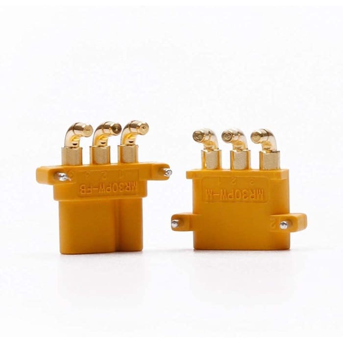 Connettori MR30 PW di Alta qualità, Maschio-Femmina, Connettori per Batterie da Modellismo Rc Lipo, 5 Paia.