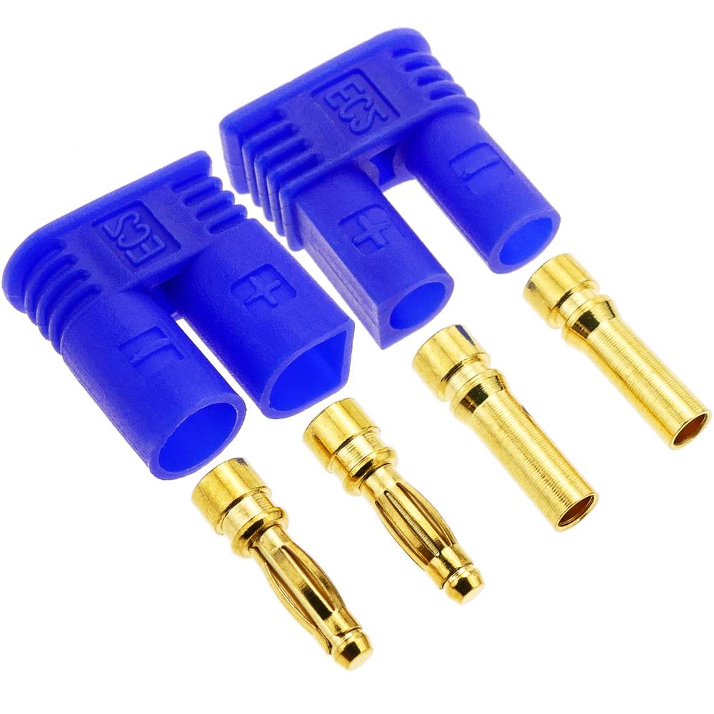 5 Paia EC2 di Alta qualità, Maschio-Femmina, connettori per batterie da modellismo RC Lipo.