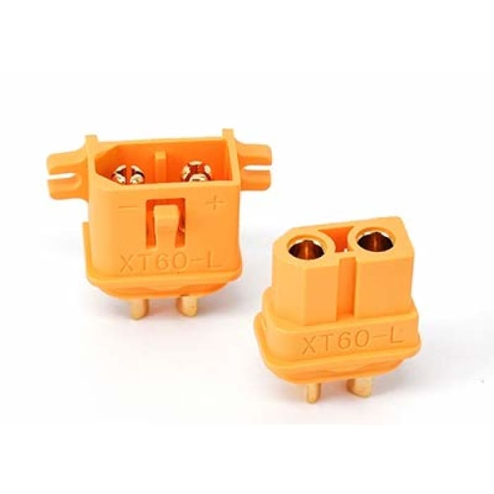 5 Paia XT60L di Alta qualità, Maschio-Femmina con Guaina di Protezione, Connettori per Batterie da Modellismo RC Lipo.