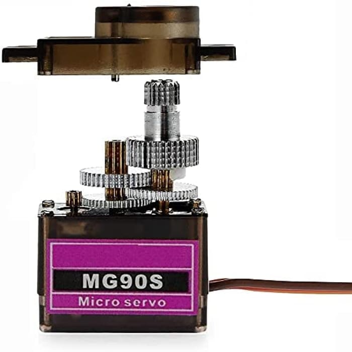 5 Pezzi MG90S Micro Servomotore 14G RC Elicottero Aeroplano Barca Controlli Robot mini Servo.