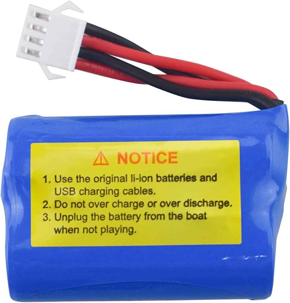 Lipo batteria 7.4V 1100mAh per BLLRC L100 HONGXUNJIE HJ808 telecomando barca accessori RC barca giocattolo ad alta velocità telecomando.